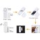 CaoXiong 10 Pack Window Alarm Door Magnetic Sensor Alarm for Home Security System Pool Door Alert for Kids Safety Toddler Window Open Alert Sensor