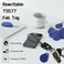 Timeskey NFC 10pcs RFID Key Fobs 125khz RFID Writable T5577 fob tag T5577 Proximity ID Card Token Key Tag Rewritable for Access Control Systems Security LockBlue
