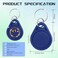 Timeskey NFC 10pcs RFID Key Fobs 125khz RFID Writable T5577 fob tag T5577 Proximity ID Card Token Key Tag Rewritable for Access Control Systems Security LockBlue