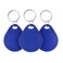 Timeskey NFC 10pcs RFID Key Fobs 125khz RFID Writable T5577 fob tag T5577 Proximity ID Card Token Key Tag Rewritable for Access Control Systems Security LockBlue