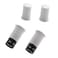 LYLGO 2 Sets MC33CNormally Closed Recessed Window Door Contact Sensor Alarm Magnetic Reed Switch Home Security Burglar Alarm System