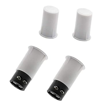 LYLGO 2 Sets MC33CNormally Closed Recessed Window Door Contact Sensor Alarm Magnetic Reed Switch Home Security Burglar Alarm System