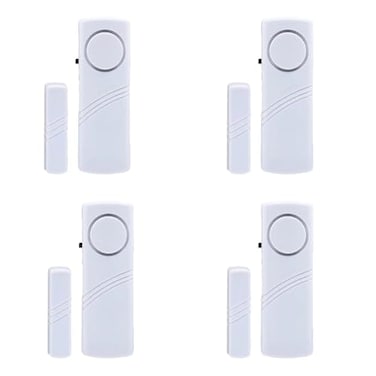 Peixiong 4 Pack Window Door Alarm Door Sensor Alarm for Kids Safety AlarmSystem for Home Security for Pool Garage Apartment Dorm RV and Office