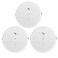 EverNary Window Vibration Alarm 3Pack 125dB Loud UltraSlim AntiTheft Alarm for Door and Window Glass Break Sensor Alert with Adjustable Sensitivity 3 White