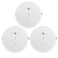 EverNary Window Vibration Alarm 3Pack 125dB Loud UltraSlim AntiTheft Alarm for Door and Window Glass Break Sensor Alert with Adjustable Sensitivity 3 White