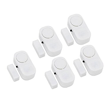 Hiistar Wireless Entry Home Door Window Burglar AlarmSafety Security Alarm System Magnetic Sensor Pack of 5 1
