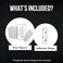 Security Sensor Magnet Riser Compatible with SimpliSafe Alarm Contact Spacer with 3M Adhesive Alarm Riser SensorMagnet Not Included 2 Pack 14 inch