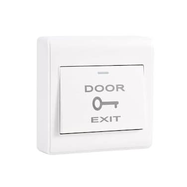 YUHANUS Push to Exit Button for Door Access Control System ABS Material NOCOM Output Square Classic Shape