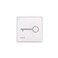 YUHANUS Push to Exit Button for Door Access Control System ABS Material with Mounted Back Box Square Classic Shape