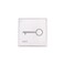 YUHANUS Push to Exit Button for Door Access Control System ABS Material with Mounted Back Box Square Classic Shape