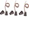 Lagogia RC36 NC Recessed Wired Security Window Door Contact Sensor Alarm Magnetic Reed Switch for Home Security and Burglar Alarm Systems Sets of 3 Brown