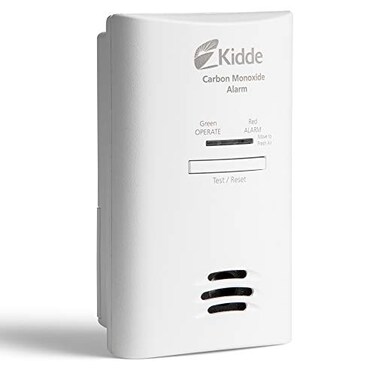 Kidde Carbon Monoxide Detector Plugin Carbon Monoxide Detector with AA Battery Backup 85 dB Alarm LED Status Light Indicators 3rd Edition