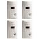 Kidde Carbon Monoxide Detector Plug In Wall with 9Volt Battery Backup Digital LED Display 4 Pack