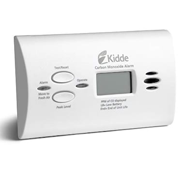 Kidde Carbon Monoxide Detector AA Battery Powered CO Alarm with LEDs TestReset Button Low Battery Indicator Portable