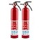 First Alert Home12 Standard Home Fire Extinguisher Red 2PACK
