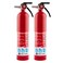 First Alert Home12 Standard Home Fire Extinguisher Red 2PACK