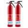 First Alert Home12 Standard Home Fire Extinguisher Red 2PACK