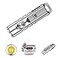 RovyVon Aurora A2 G4 Bright Keychain Flashlight USB C Rechargeable EDC Flashlight 650 lumens Small Magnetic Clip Flashlight Lockout Feature Momentary On for Daily Carry Use