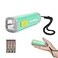 EverBrite Small Flashlight Mini LED Flashlight Plastic Torch Use for Emergencies Camping Outdoor with Lanyard 3AAA Battery Included Green