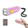 EverBrite Small Flashlight Mini LED Flashlight Plastic Torch Use for Emergencies Camping Outdoor with Lanyard 3AAA Battery Included Pink