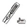 RovyVon Aurora A4 EDC Keychain Flashlight Upgraded 4th Gen USB C Rechargeable Titanium 650 Lumens Super Bright Handheld Light Five Lighting Modes Mini for Everyday Carry