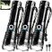 MIXILIN 3 Pack Rechargeable LED Flashlights High Lumens 90000LM Super Bright Flashlight Adjustable 5 Modes Powerful Flash Light with USB Cable Waterproof Handheld Flashlight for Home Camping Emergenci