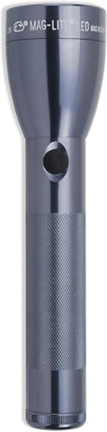 MagLite ML50L 2Cell C LED Flashlight Adjustable Beam High Low Modes WaterResistant Gray