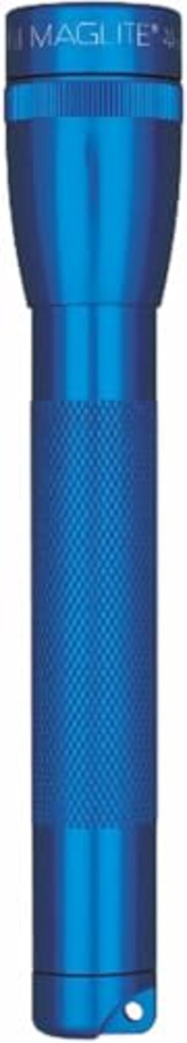 MagLite Mini Incandescent Flashlight Compact WaterResistant Twist OnOff 2Cell AAA BatteryPowered Blue