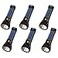 E-SHIDAI ESHIDAI 6PCS SolarRechargeable Multi Function 1000 Lumens LED Flashlight with Emergency Strobe Light and 1200 Mah Battery Emergency Power Supply and USB Charging Cable Fast Charging