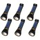E-SHIDAI ESHIDAI 6PCS SolarRechargeable Multi Function 1000 Lumens LED Flashlight with Emergency Strobe Light and 1200 Mah Battery Emergency Power Supply and USB Charging Cable Fast Charging
