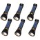 E-SHIDAI ESHIDAI 6PCS SolarRechargeable Multi Function 1000 Lumens LED Flashlight with Emergency Strobe Light and 1200 Mah Battery Emergency Power Supply and USB Charging Cable Fast Charging