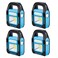 TANSOREN 4 Pack 3 in 1 Solar USB Rechargeable Brightest COB LED Camping Lantern Waterproof Emergency Flashlight LED Light