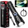 MOREVAC Rechargeable Tactical Flashlights High LumensSuper Bright LED FlashlightPowerful Flash Light with 5 ModesWaterproofPower Handheld Flashlight for EmergencyCampingHurricaneHiking