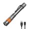 EverBrite Rechargeable Pen Light 300 Lumens EDC Flashlight Zoomable LED Pocket Flashlight with Clip Memory Function and USB C Cable Included for Camping Emergency Gray