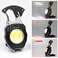 MAKDAK 4PC Keychain Flashlight Rechargeable Cob Keychain Work Light 7 Modes High Lumen Flashlights for EDC Camping Tent Light Emergencies HikingCar RepairingPower OutragePet Walking