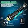 Northlet 2Pack Rechargeable Flashlights 100000 High Lumens Super Bright Led Tactical Flashlight with 5 Modes High Power Waterproof Dual ButtonDual interfaceFlashlight for Emergency Outdoor Camping