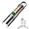 Aijolenly High Lumens Rechargeable Flashlights 100000 Lumens Super Bright Flashlights 6 Modes Zoomable High Bright FlashlightsSuitable for Hiking Camping and Family Emergencies