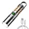 Aijolenly High Lumens Rechargeable Flashlights 100000 Lumens Super Bright Flashlights 6 Modes Zoomable High Bright FlashlightsSuitable for Hiking Camping and Family Emergencies