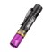 ALONEFIRE Alonefire SV62 Mini 3W UV Flashlight 365nm Portable Ultraviolet Black Light Very Small EDC for Minerals Pet Urine Detector Scorpions Finding Stains Money Detection with AAA Battery Easy to R