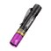 ALONEFIRE Alonefire SV62 Mini 3W UV Flashlight 365nm Portable Ultraviolet Black Light Very Small EDC for Minerals Pet Urine Detector Scorpions Finding Stains Money Detection with AAA Battery Easy to R