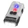 BORUIT V15 Small Flashlight Powerful Super Bright with 80 Swivel Head Clip Magent Warm Red Blue COB Light Mini Pocket Keychain EDC Flashlights USB Rechargeable IP67 LED Flash Light