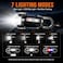 Ciwuzxs Keychain Flashlights Rechargeable 800 Lumens EDC Mini Flashlights AllMetal Body COB Keychain Light Bright Small flashlights Powerful for Work Walking Searching and HikingBlack