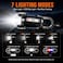 Ciwuzxs Keychain Flashlights Rechargeable 800 Lumens EDC Mini Flashlights AllMetal Body COB Keychain Light Bright Small flashlights Powerful for Work Walking Searching and HikingBlack