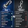 Ciwuzxs Keychain Flashlights Rechargeable 800 Lumens EDC Mini Flashlights AllMetal Body COB Keychain Light Bright Small flashlights Powerful for Work Walking Searching and HikingBlack