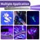 COSOOS UV Flashlight Black Light Mini Pen Light with 395nm Ultraviolet Blacklight Waterproof Pet Urine Detector Light for DogCat Dry Stains Resin Curing Bed Bug