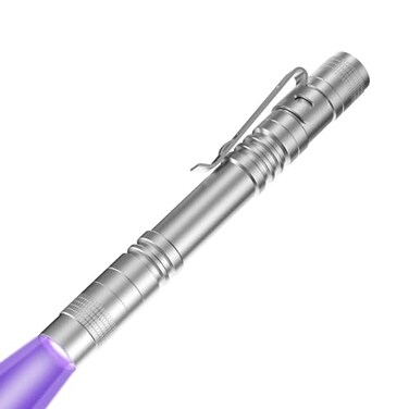 COSOOS UV Flashlight Black Light Mini Pen Light with 395nm Ultraviolet Blacklight Waterproof Pet Urine Detector Light for DogCat Dry Stains Resin Curing Bed Bug