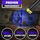 DARKBEAM 365nm UV Flashlight Black Light Mini but Powerful Blacklight USB C Rechargeable Focusable Woods Lamp Water Resistant Detector for Pet Urine AC Leak Detection Curing Resin