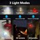 DOKeep USB Mini LED Lanterns 2 Pack Waterproof EDC Keychain LED Flashlight for Camping Rechargeable Battery Stick Light Maglite Hockey Dog Collar Flashlight for Nighttime Shift 2Pack White