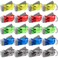 Droutti 20 Pcs Hand Crank Flashlight 3 LED Torch Mini Lamp Translucent Case NoBattery Flashlight Handpress Powerful Emergency Light Safety Tool for Camping Hiking Emergency Survival Outdoor Sports