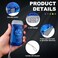 Droutti 20 Pcs Hand Crank Flashlight 3 LED Torch Mini Lamp Translucent Case NoBattery Flashlight Handpress Powerful Emergency Light Safety Tool for Camping Hiking Emergency Survival Outdoor Sports